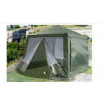 Тент-шатер с противомоскитной сеткой, облегченный каркас, беседка (3,2 × 3,2 × 2,4 метра) D модель